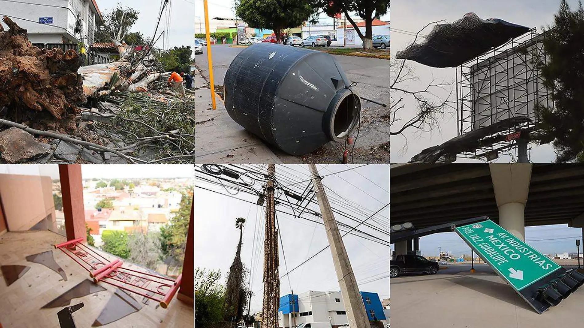 VIENTO HIZO DE LAS SUYAS EN SAN LUIS POTOSI 2024